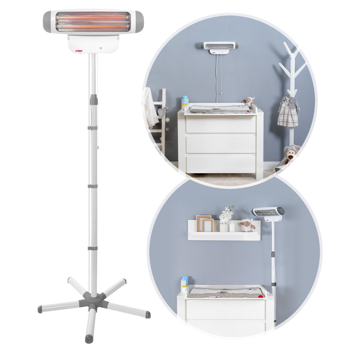 Heated hot sale changing table